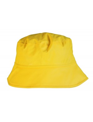 Chapeau de pluie imperméable jaune