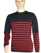 Pull Grand mât marine/rouge mannequin homme